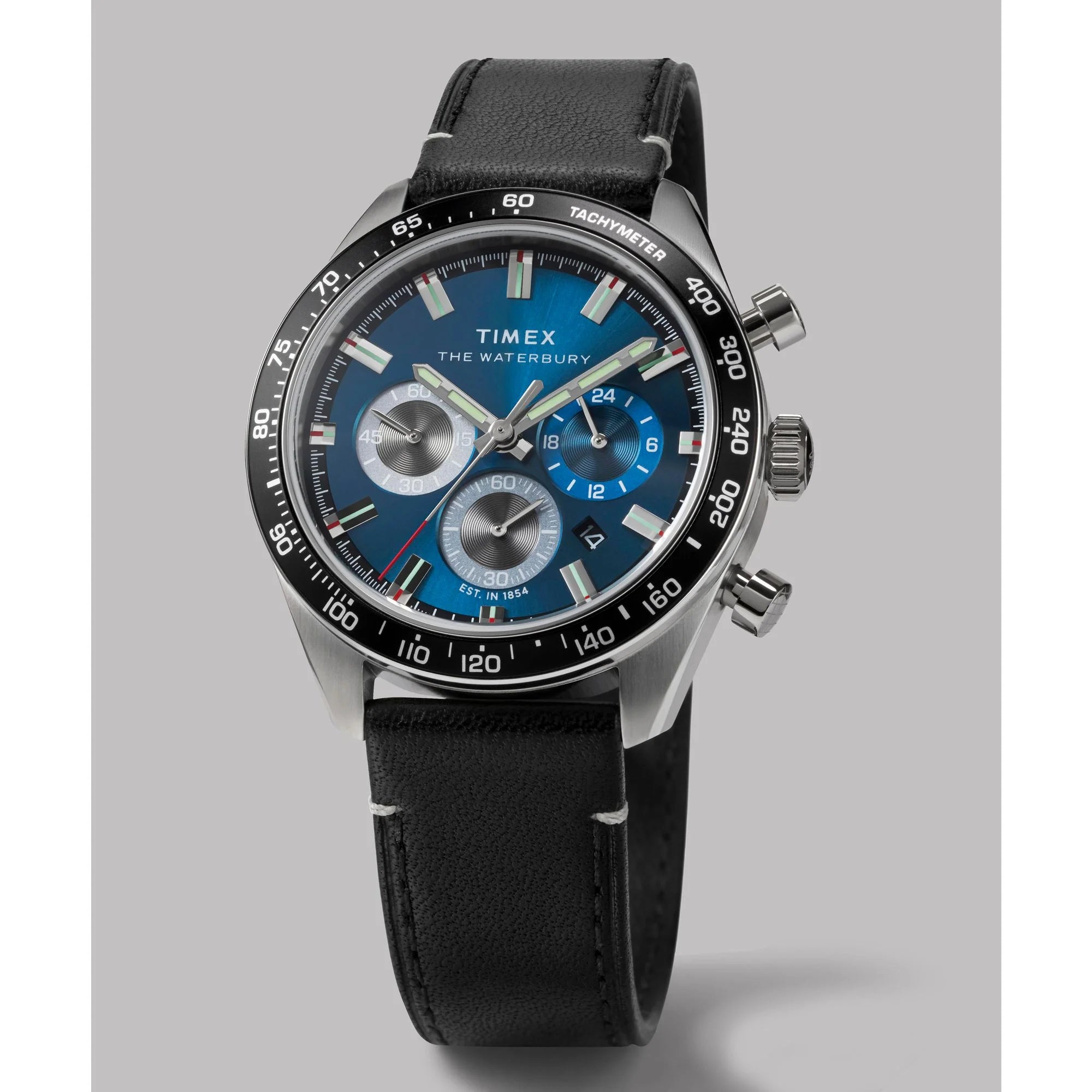 TIMEX Waterbury Blue Round Dial Analog Men's Watch - TW2Y18600 - KRISHNA WATCH COMPANY