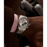 TIMEX Waterbury Silver-Tone Round Dial Analog Men's Watch - TW2Y18700UJ