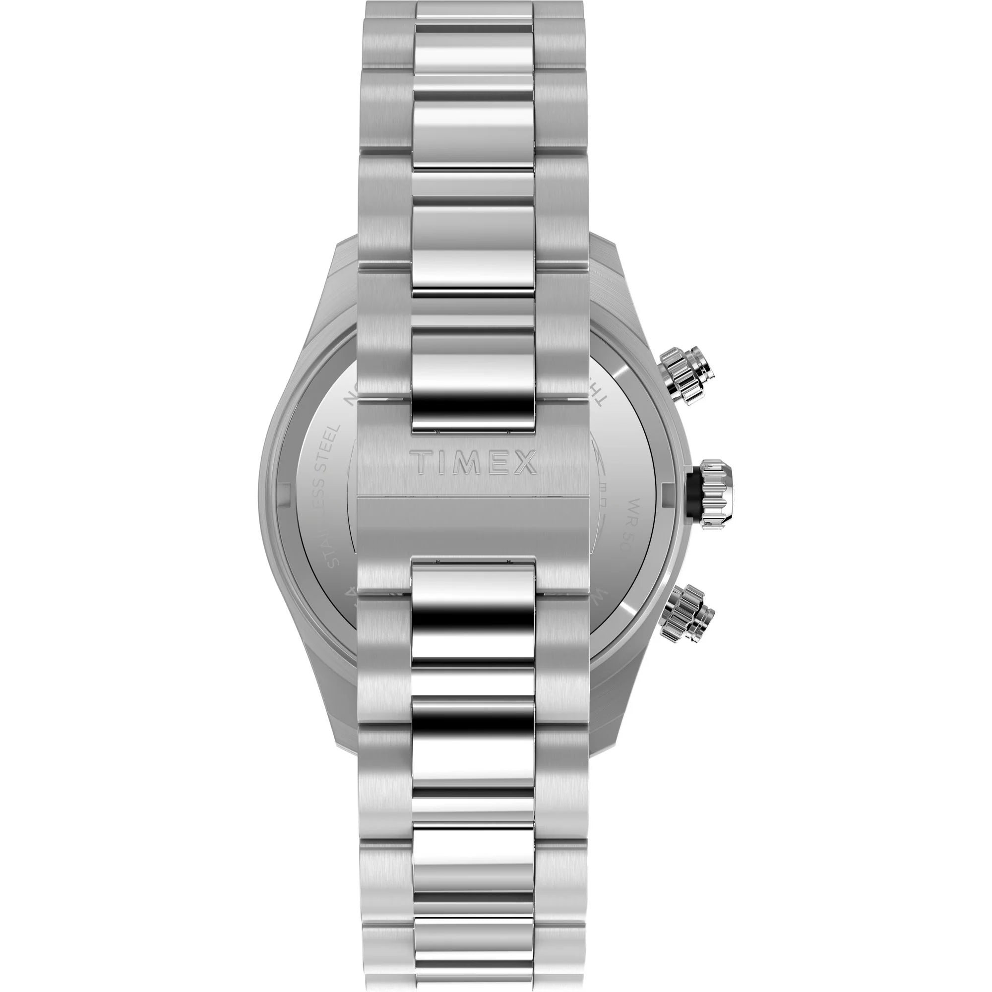 TIMEX Waterbury Silver-Tone Round Dial Analog Men's Watch - TW2Y19200UJ - KRISHNA WATCH COMPANY