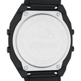 Timex x Wednesday T80 36mm Stainless Steel Expansion Band Watch - TW2Y19500X6