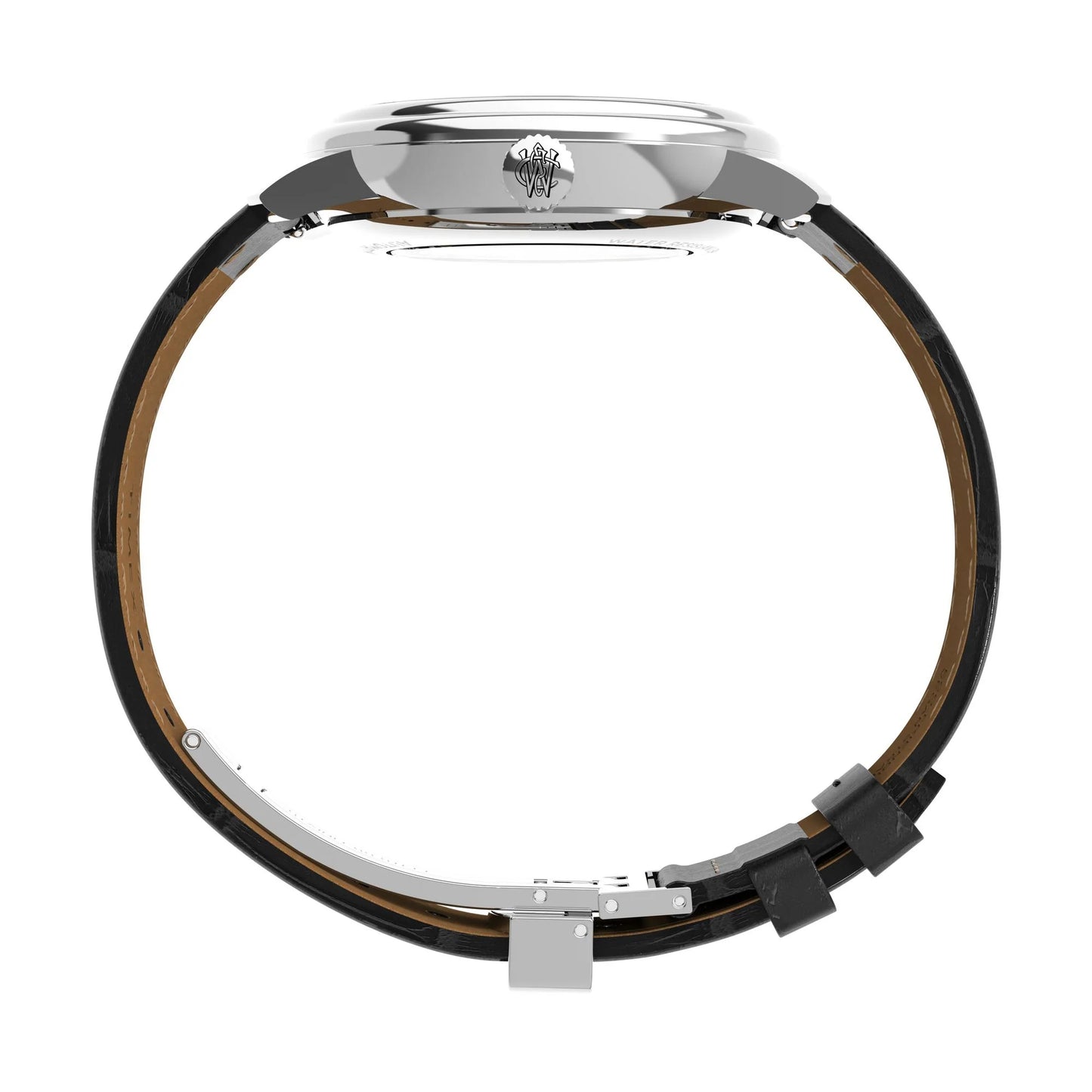 TIMEX Waterbury Silver-Tone Round Dial Mechanical Automatic Men's Watch - TW2Y22900UJ