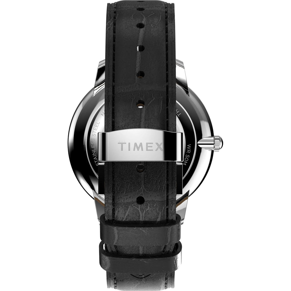 TIMEX Waterbury Silver-Tone Round Dial Analog Men's Watch - TW2Y23100UJ - KRISHNA WATCH COMPANY