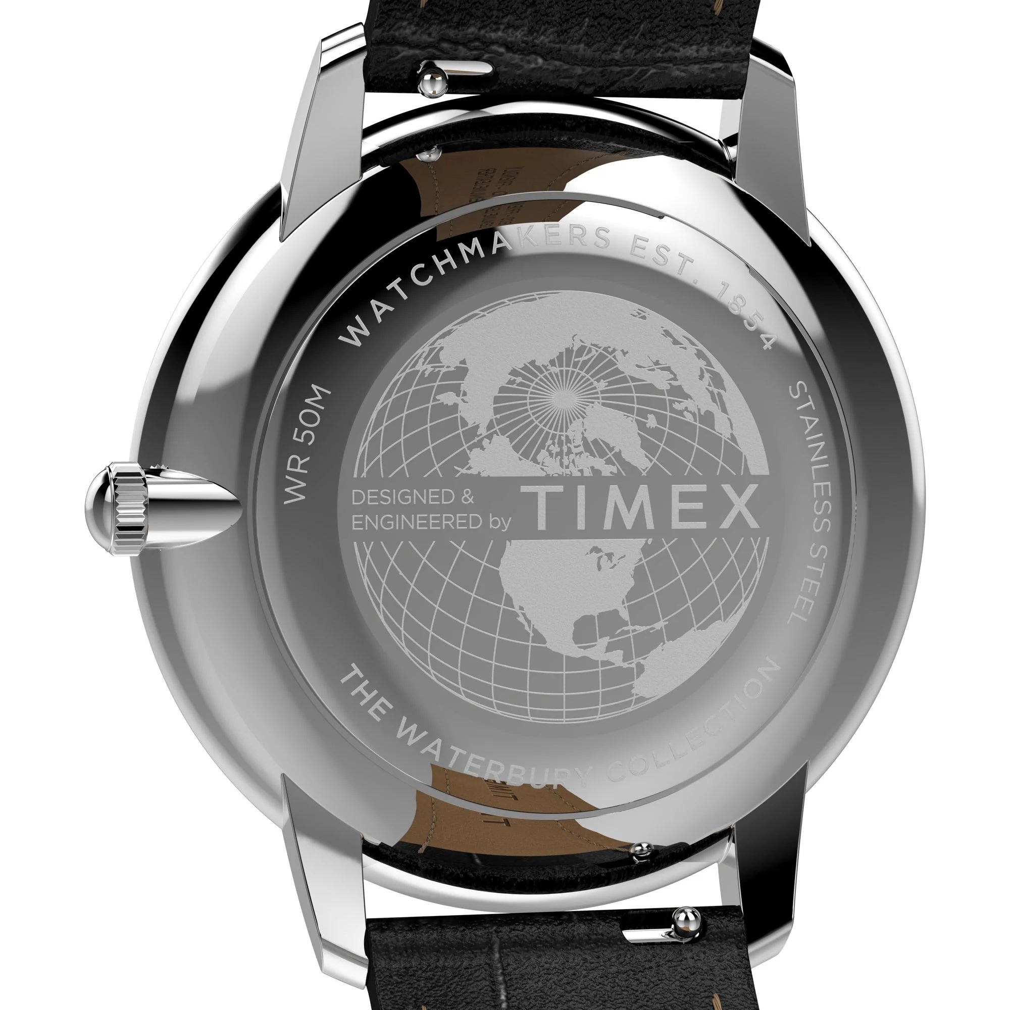 TIMEX Waterbury Black Round Dial Analog Men's Watch - TW2Y23200UJ - KRISHNA WATCH COMPANY