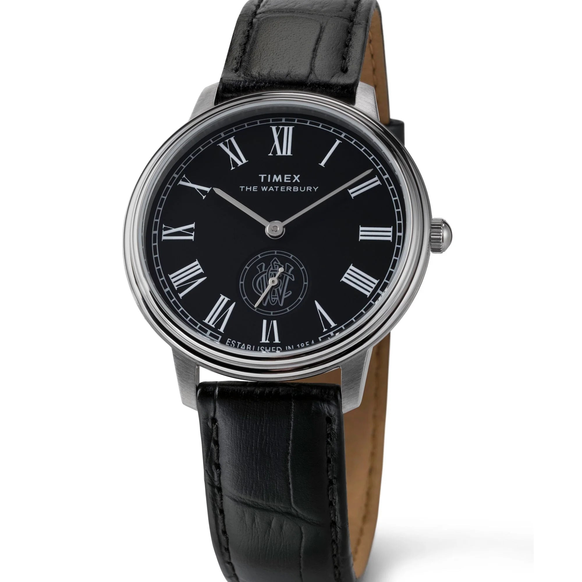 TIMEX Waterbury Black Round Dial Analog Men's Watch - TW2Y23200UJ - KRISHNA WATCH COMPANY