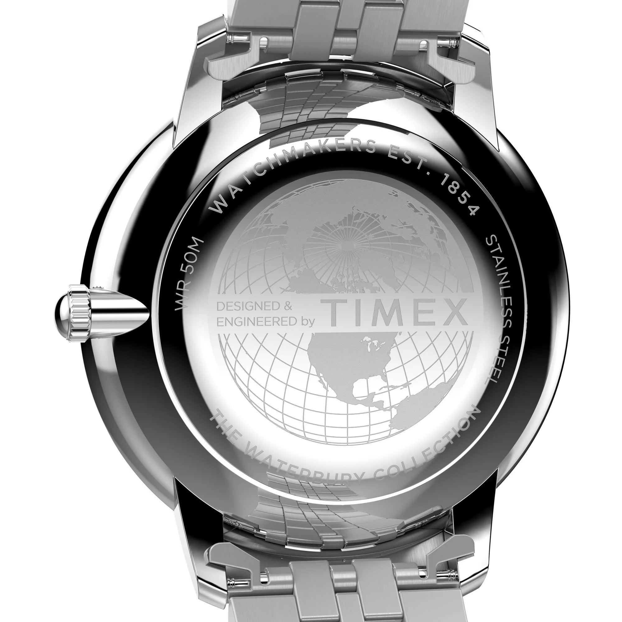 TIMEX Waterbury Black Round Dial Analog Men's Watch - TW2Y23300UJ - KRISHNA WATCH COMPANY
