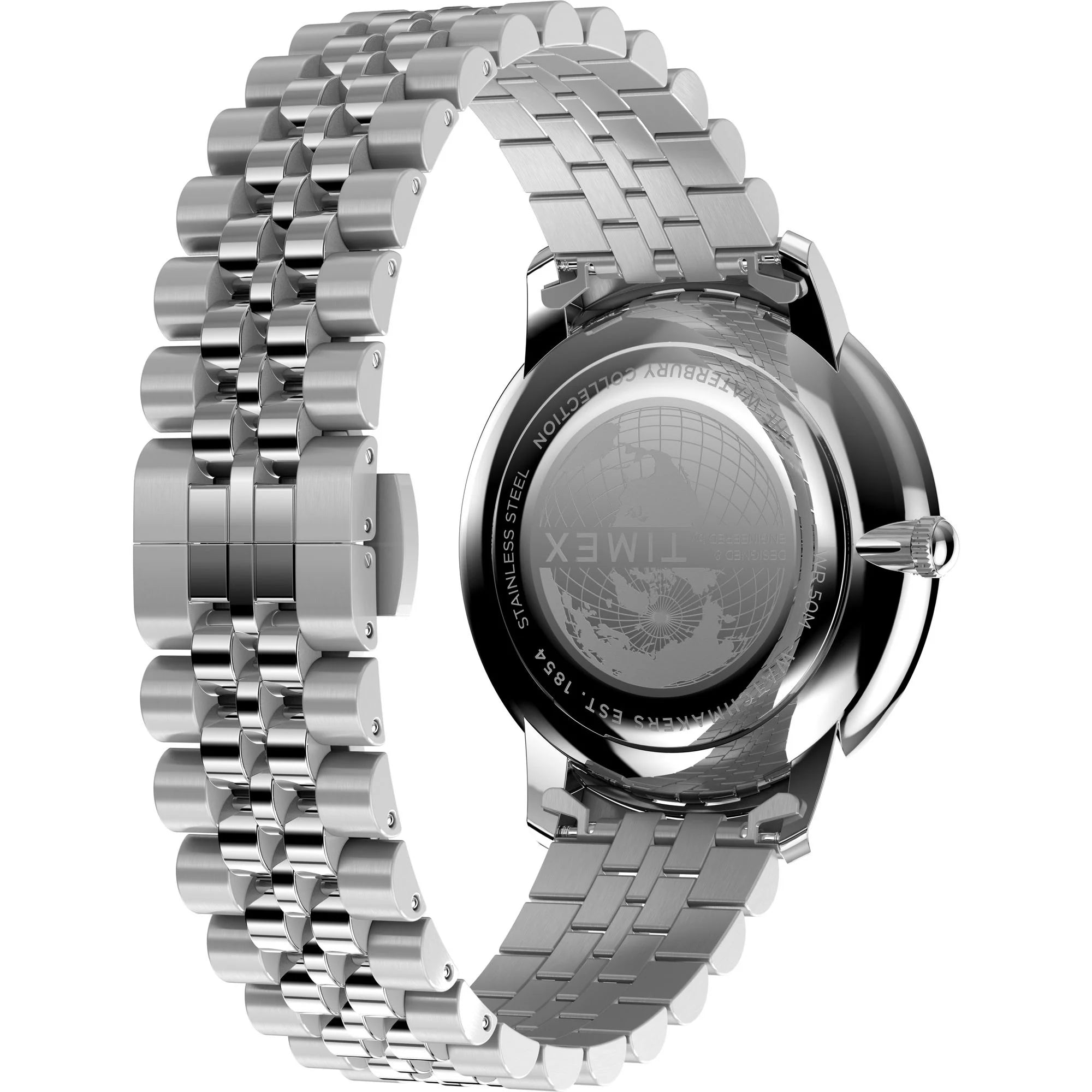 TIMEX Waterbury Black Round Dial Analog Men's Watch - TW2Y23300UJ - KRISHNA WATCH COMPANY