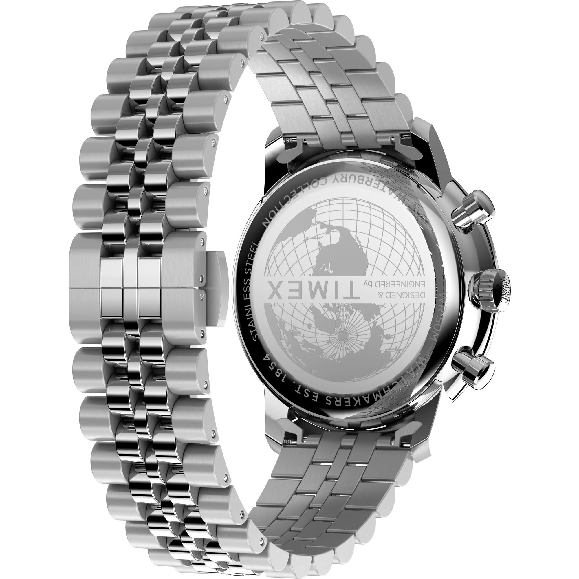 TIMEX Waterbury Black Round Dial Analog Men's Watch - TW2Y23400UJ - KRISHNA WATCH COMPANY