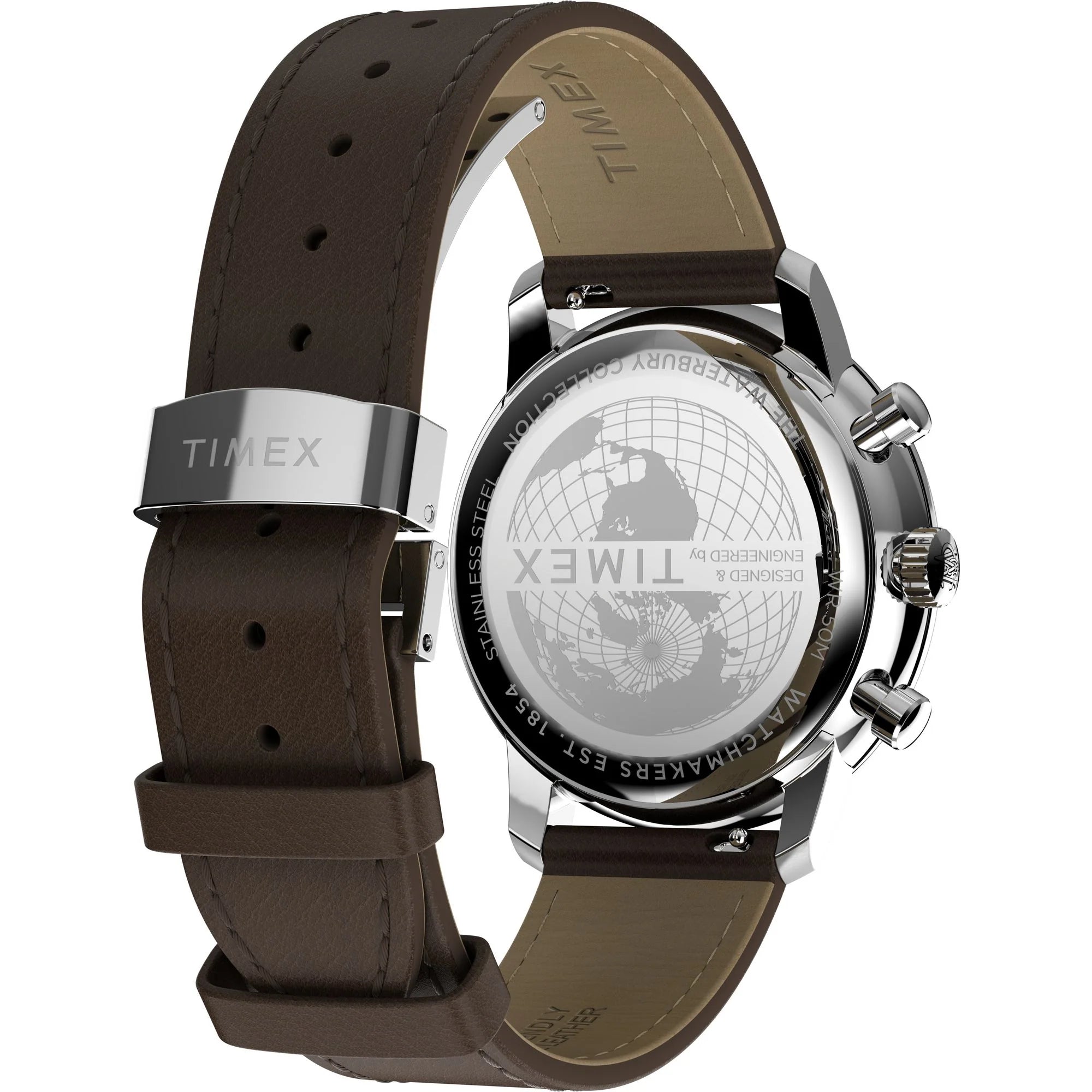 TIMEX Waterbury Beige Round Dial Analog Men's Watch - TW2Y23500UJ - KRISHNA WATCH COMPANY