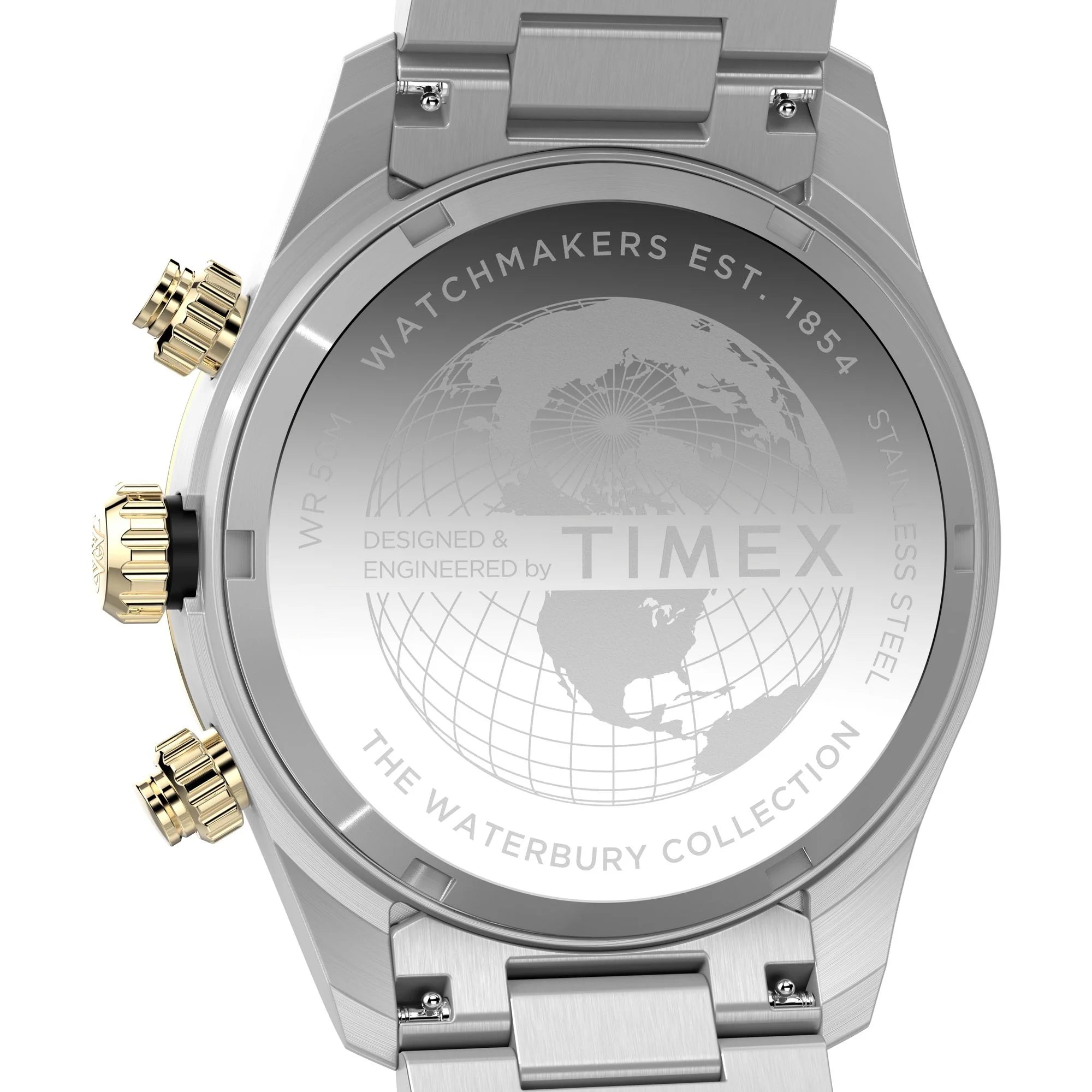TIMEX Waterbury Black Round Dial Analog Men's Watch - TW2Y24000UJ - KRISHNA WATCH COMPANY