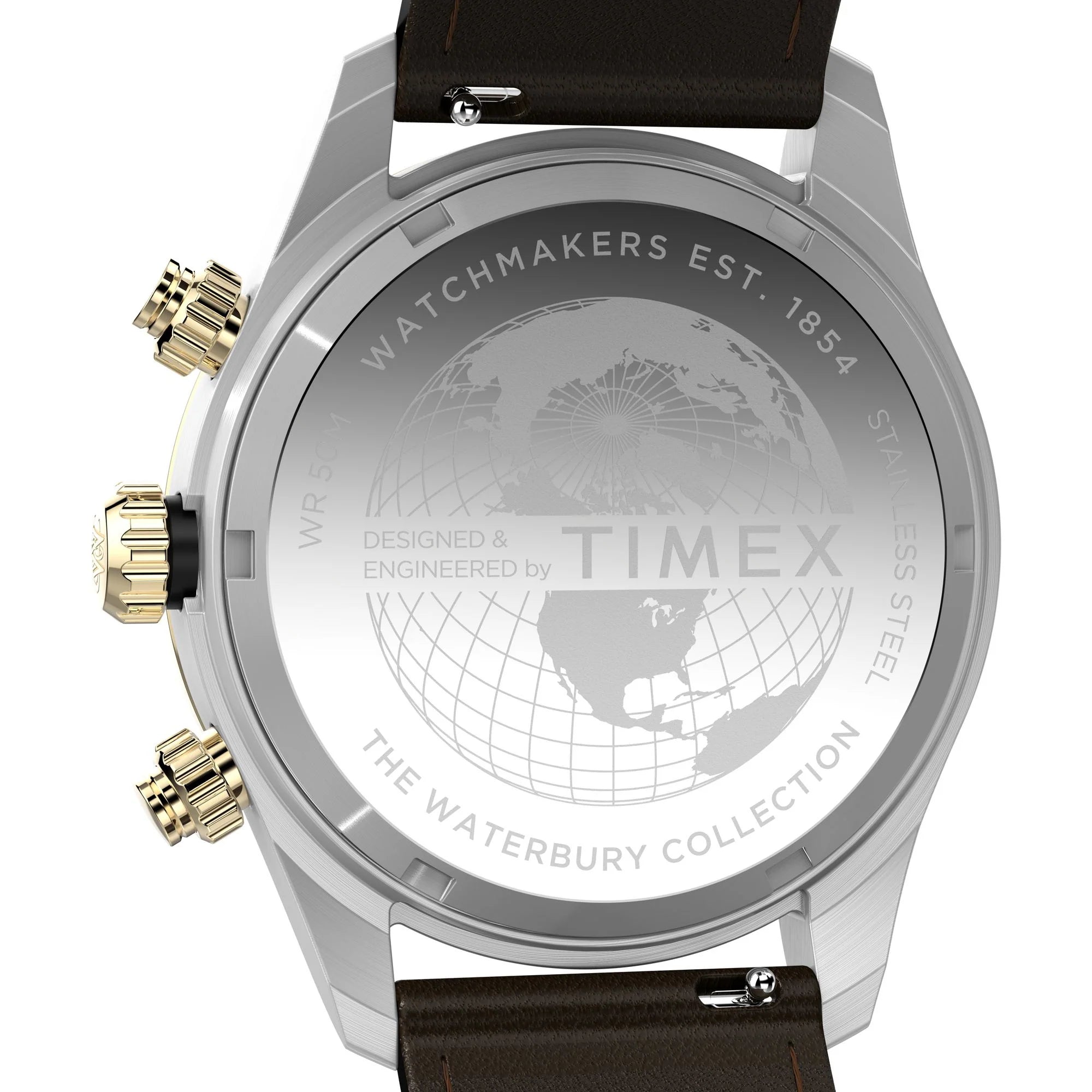 TIMEX Waterbury Black Round Dial Analog Men's Watch - TW2Y24100UJ - KRISHNA WATCH COMPANY