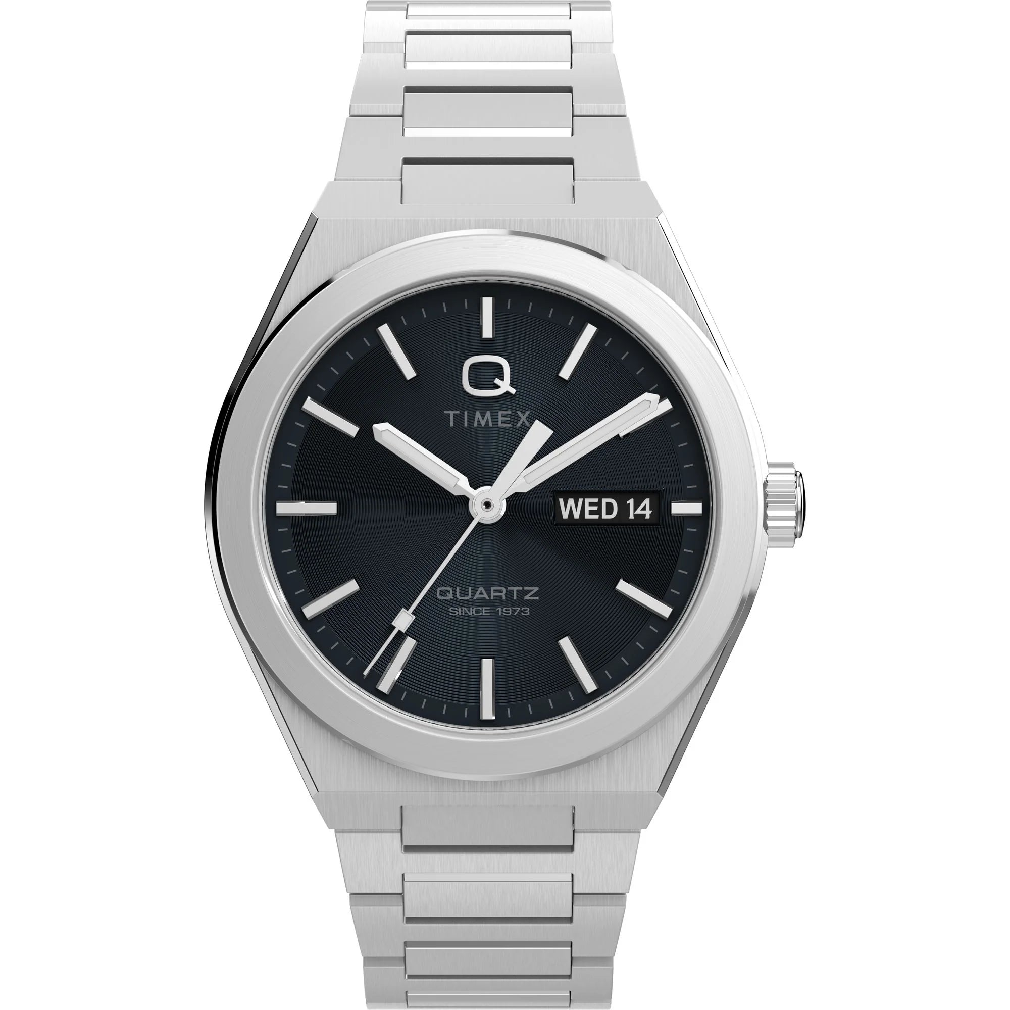 TIMEX Q Continental Black Round Dial Analog Men's Watch - TW2Y25000 - KRISHNA WATCH COMPANY