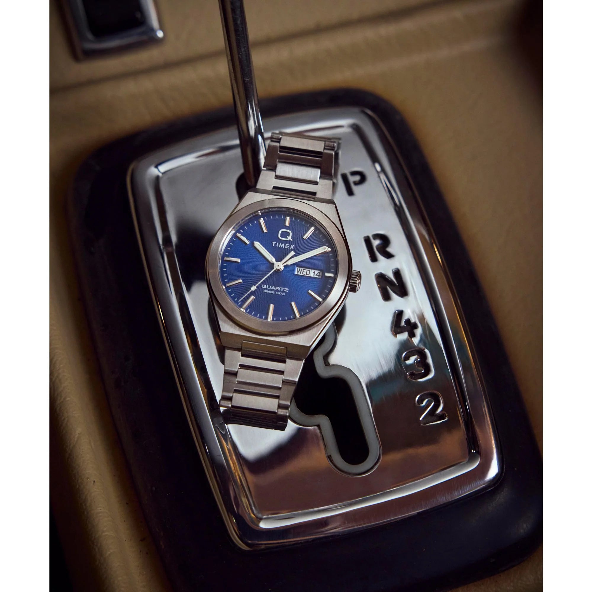 TIMEX Q Continental Blue Round Dial Analog Men's Watch - TW2Y25100 - KRISHNA WATCH COMPANY
