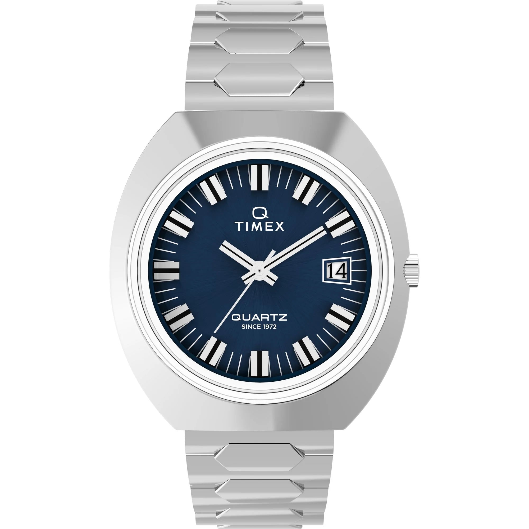 TIMEX Reissue Blue Tonneau Dial Analog Men's Watch - TW2Y33100 - KRISHNA WATCH COMPANY