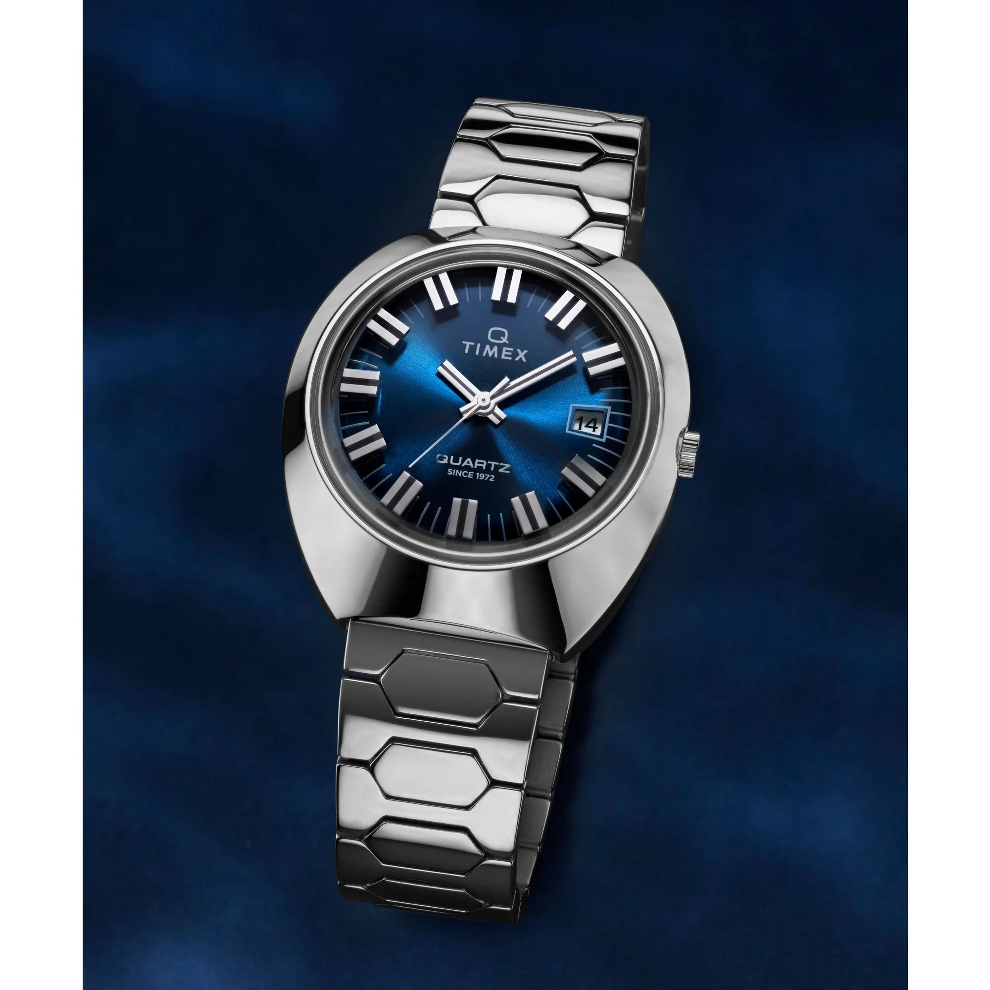 TIMEX Reissue Blue Tonneau Dial Analog Men's Watch - TW2Y33100 - KRISHNA WATCH COMPANY