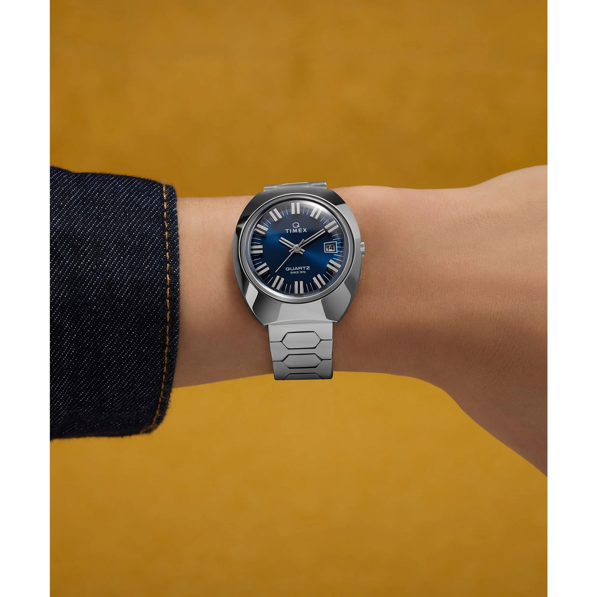TIMEX Reissue Blue Tonneau Dial Analog Men's Watch - TW2Y33100 - KRISHNA WATCH COMPANY