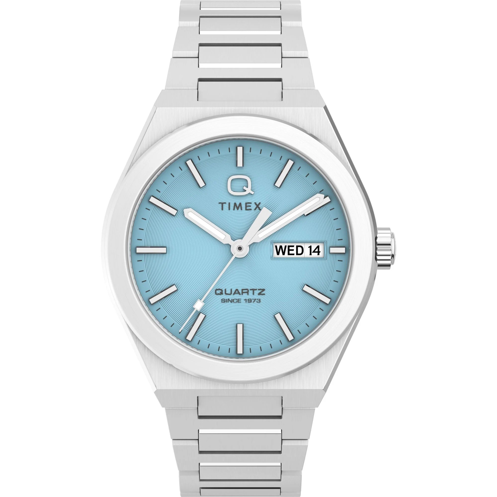 TIMEX Q Continental Blue Round Dial Analog Men's Watch - TW2Y35200 - KRISHNA WATCH COMPANY