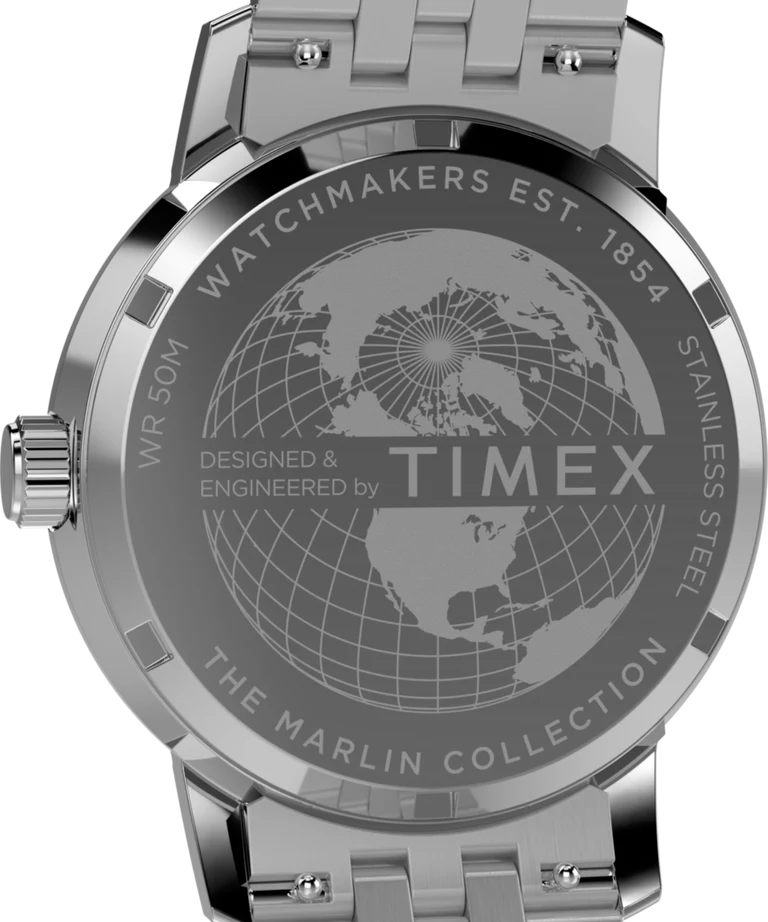 Timex Marlin Quartz GMT 40mm Watch- TW2Y47600 - KRISHNA WATCH COMPANY
