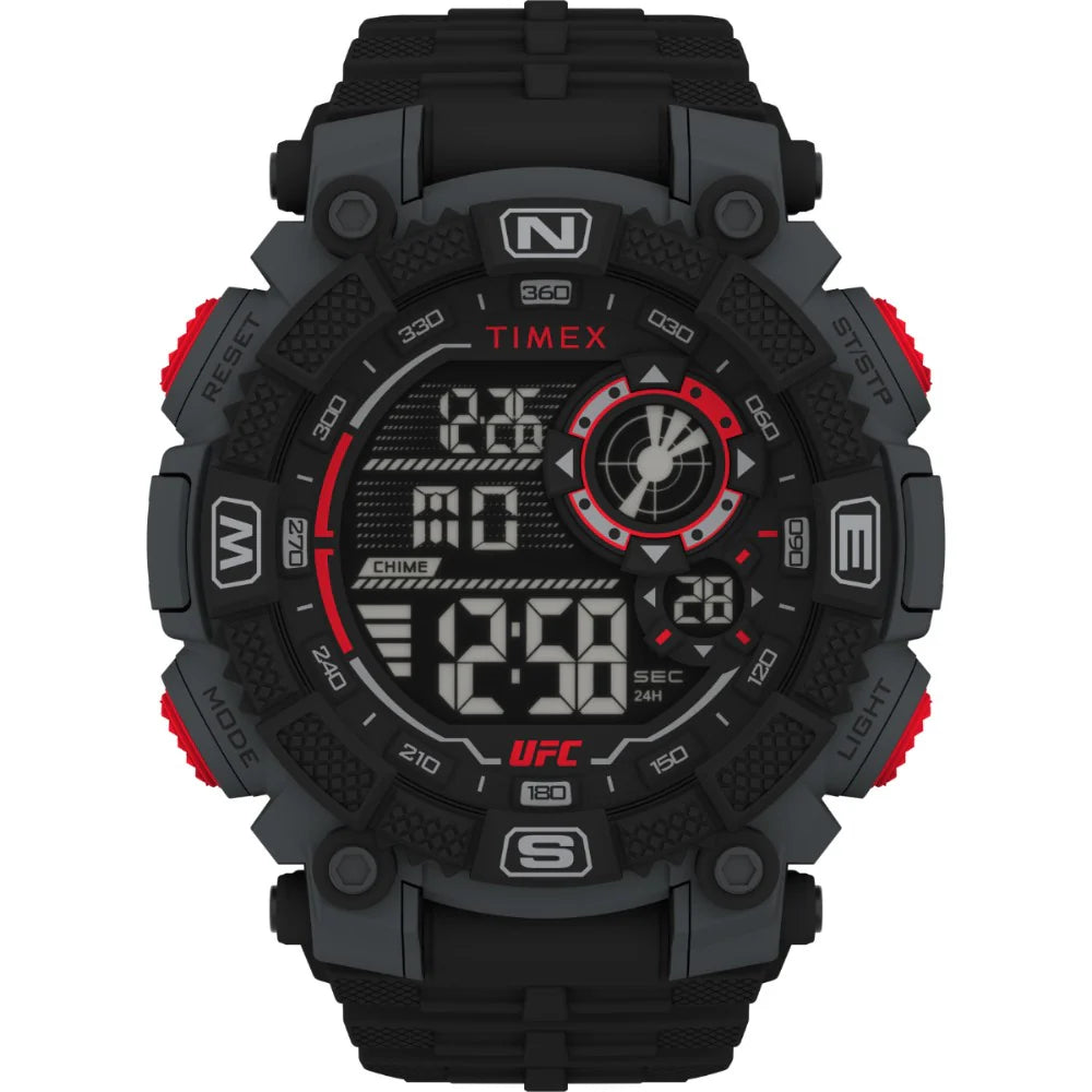 Timex UFC Redemption 50mm Resin Strap Watch TW5M537000D - KRISHNA WATCH COMPANY