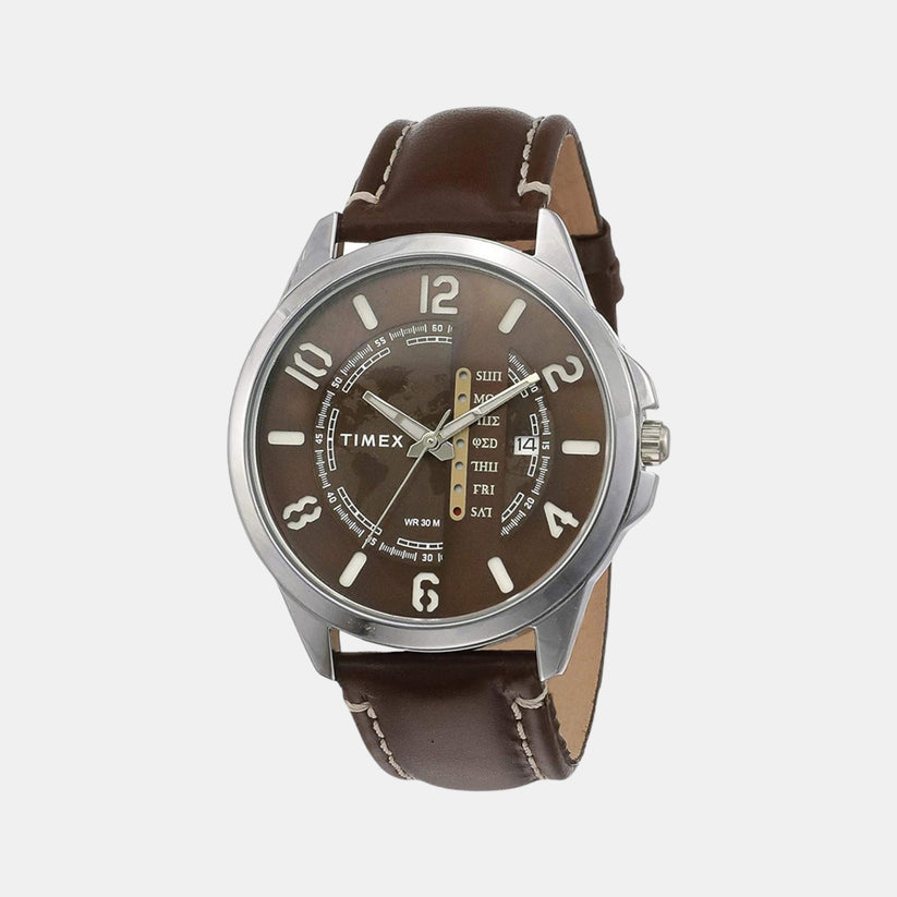 Timex Analog Brown Dial Men's Watch-TWEG16503 - KRISHNA WATCH COMPANY