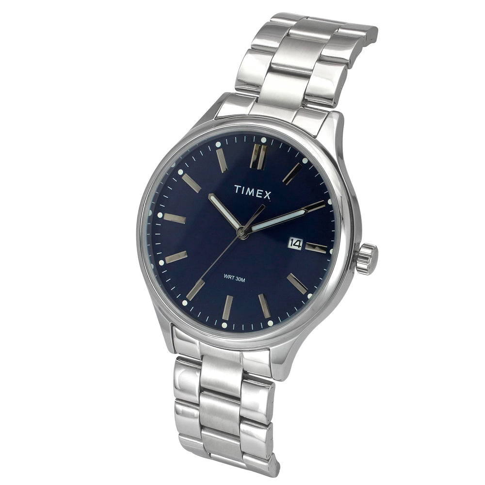 Timex Men Dark Blue Round Dial Analog Watch - TWEG18429 - KRISHNA WATCH COMPANY