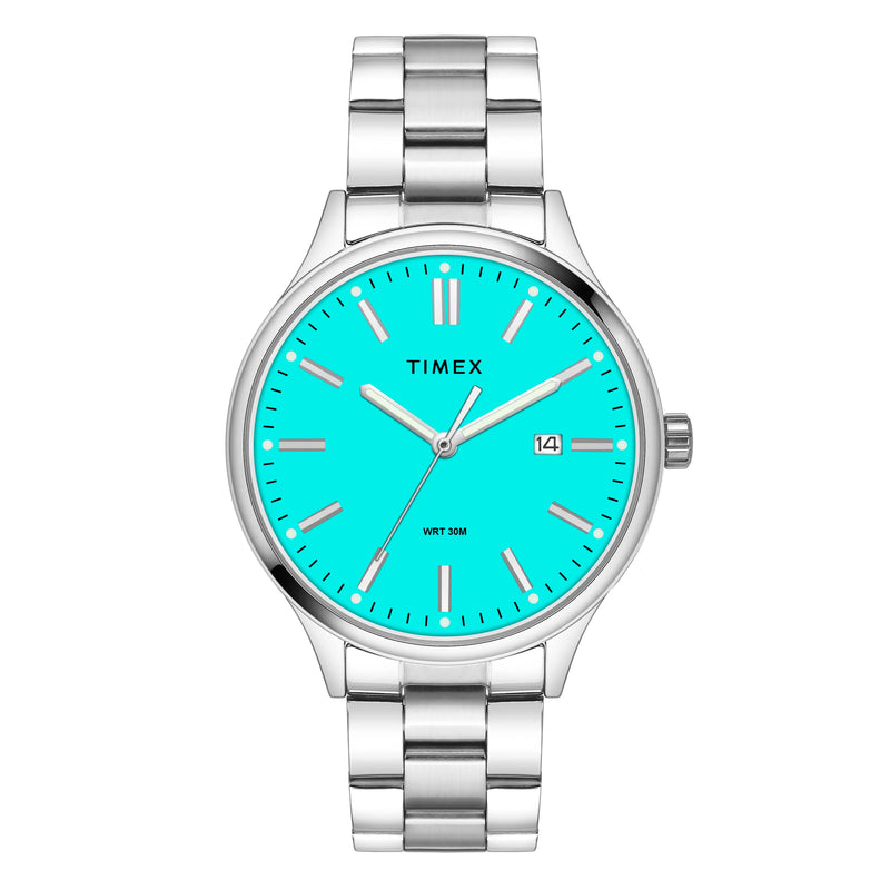 Timex Men Blue Round Dial Analog Watch - TWEG18430 - KRISHNA WATCH COMPANY