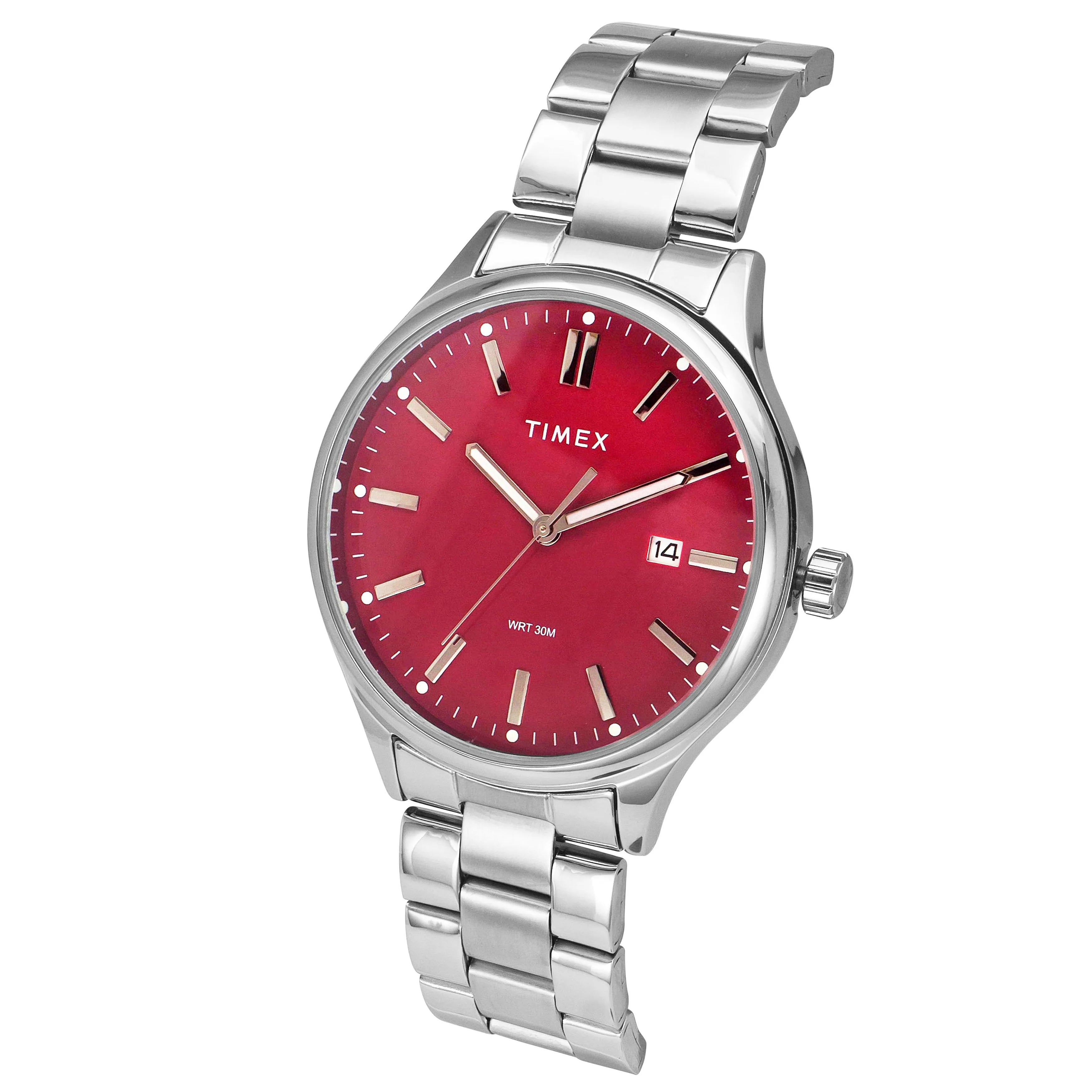 Timex Men Red Round Dial Analog Watch - TWEG18431 - KRISHNA WATCH COMPANY