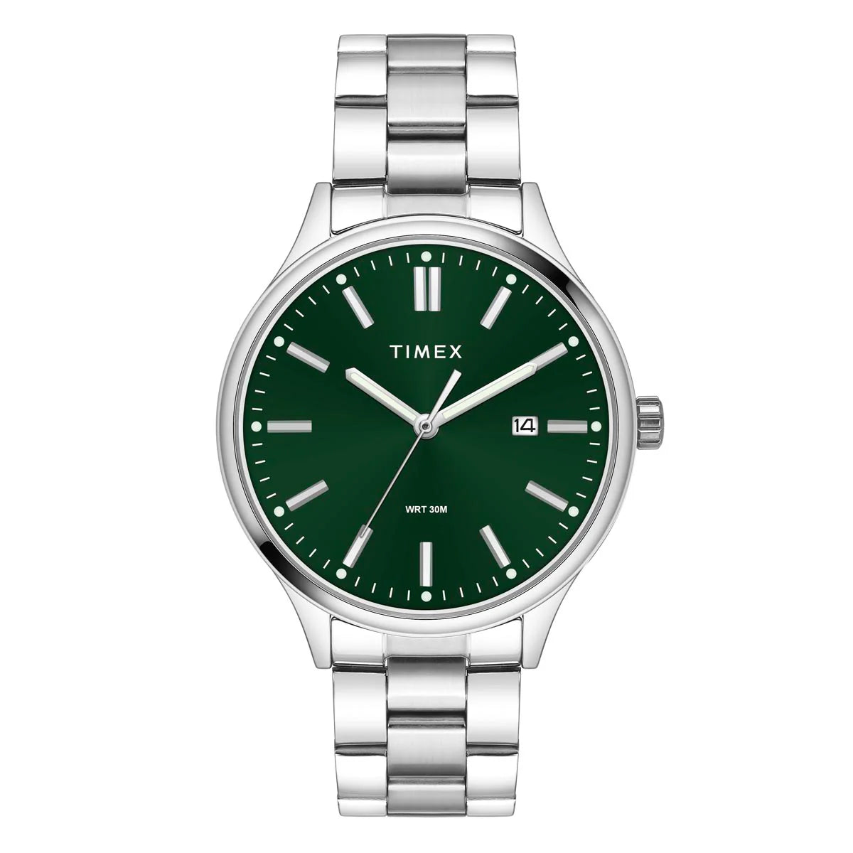 Timex Men Green Round Dial Analog Watch - TWEG18432 - KRISHNA WATCH COMPANY