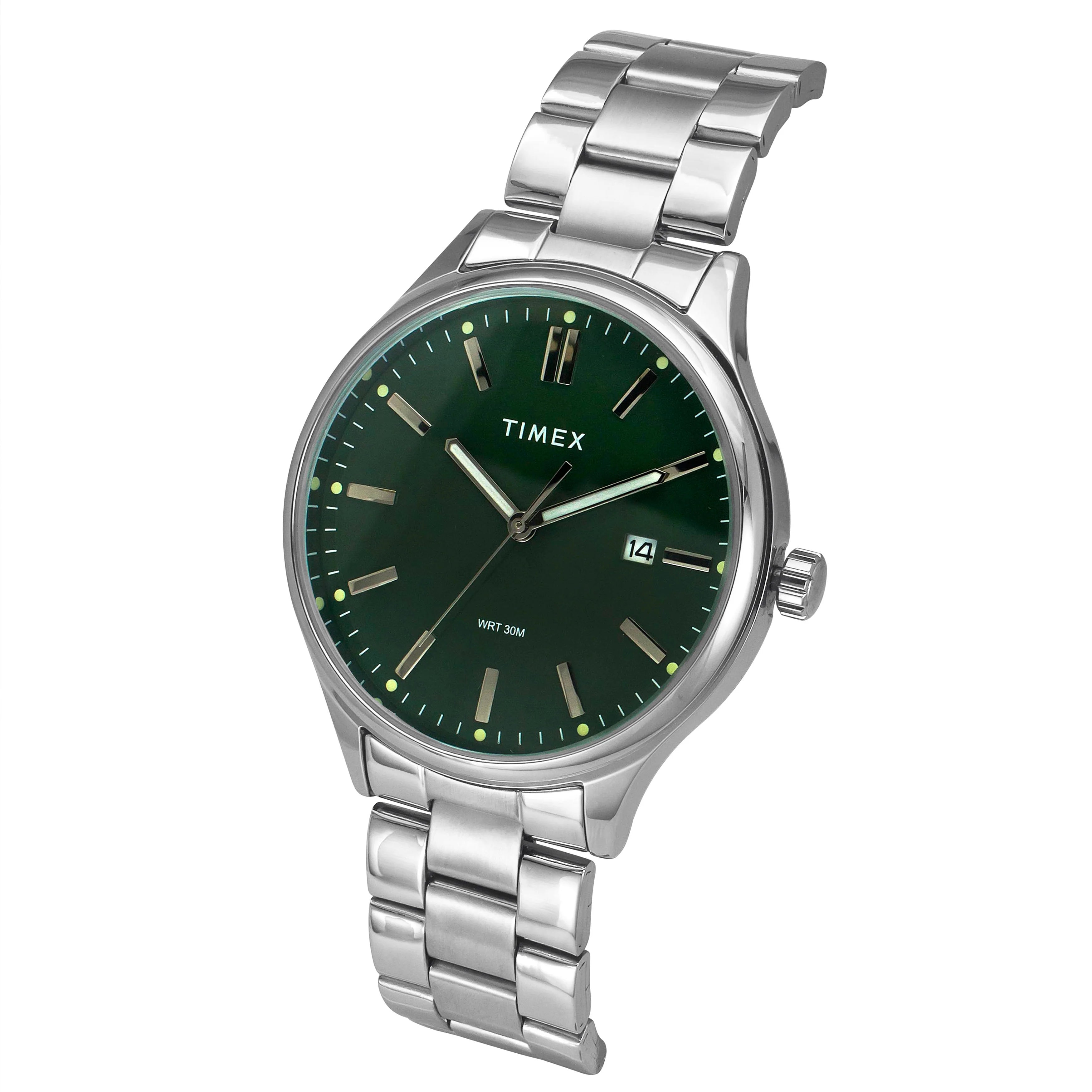 Timex Men Green Round Dial Analog Watch - TWEG18432 - KRISHNA WATCH COMPANY