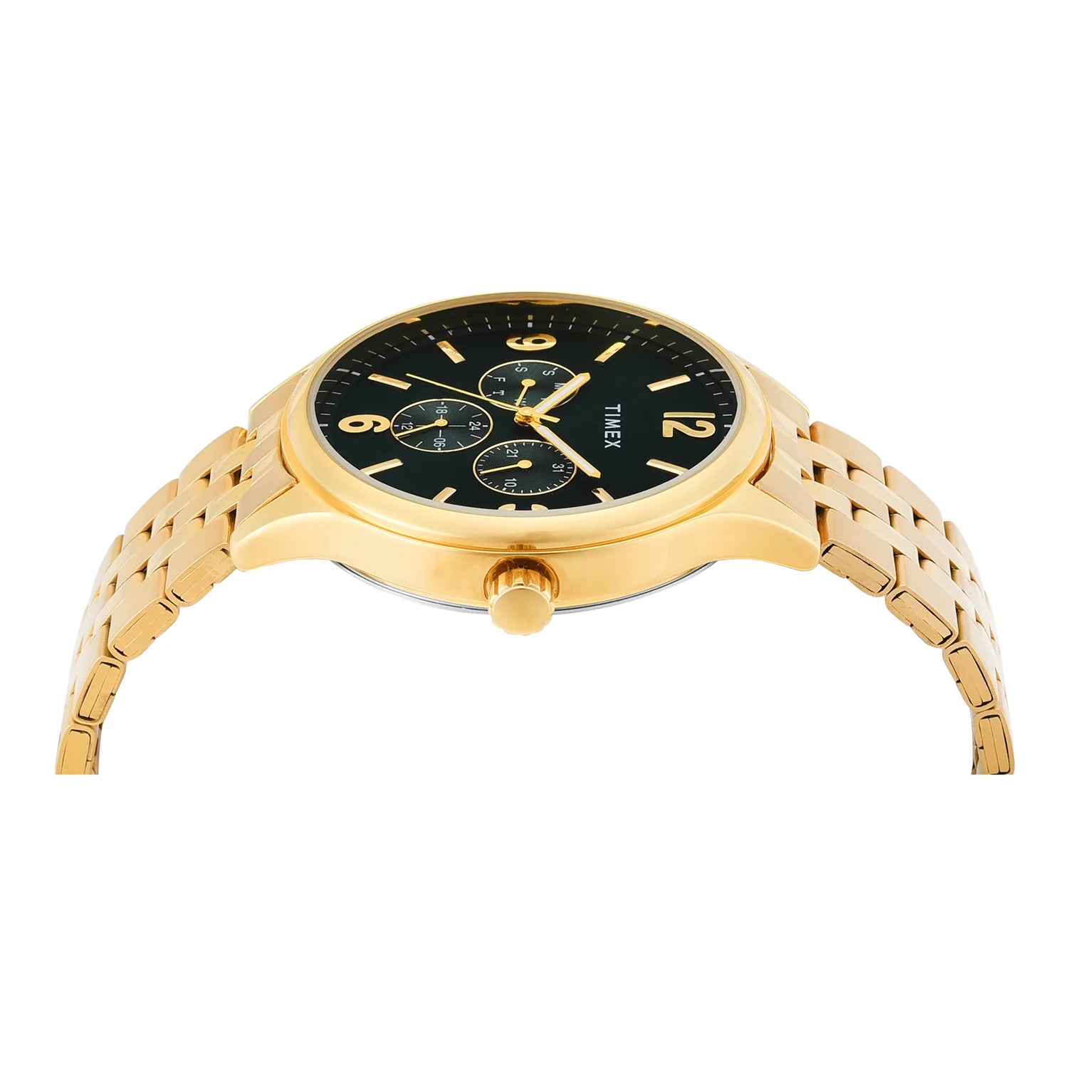 TIMEX Green Round Dial Analog Men's Watch - TWEG18440 - KRISHNA WATCH COMPANY