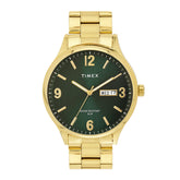 Timex Green Dial St Steel Bracelet Astrological Men's Watch TWEG18445