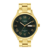 Timex Full Roman Green 43mm Dial Astrological Men's Watch - TWEG18446