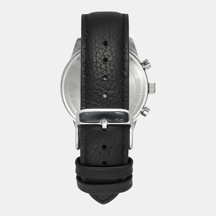 Timex Men Brass Dial & Leather Straps Analogue Chronograph Watch - TWEG18509 - KRISHNA WATCH COMPANY