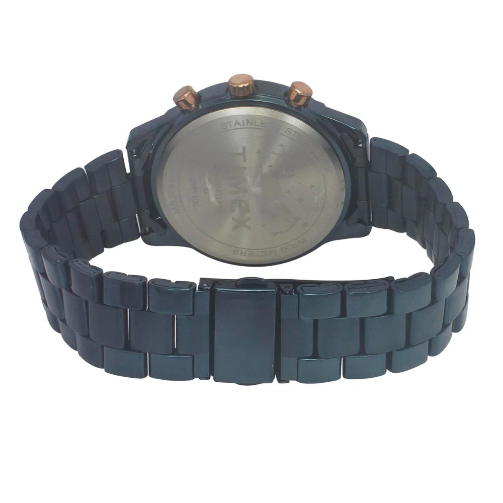 Timex Cosmic Awe Men Chronograph Round Dial Blue Watch - TWEG18517 - KRISHNA WATCH COMPANY