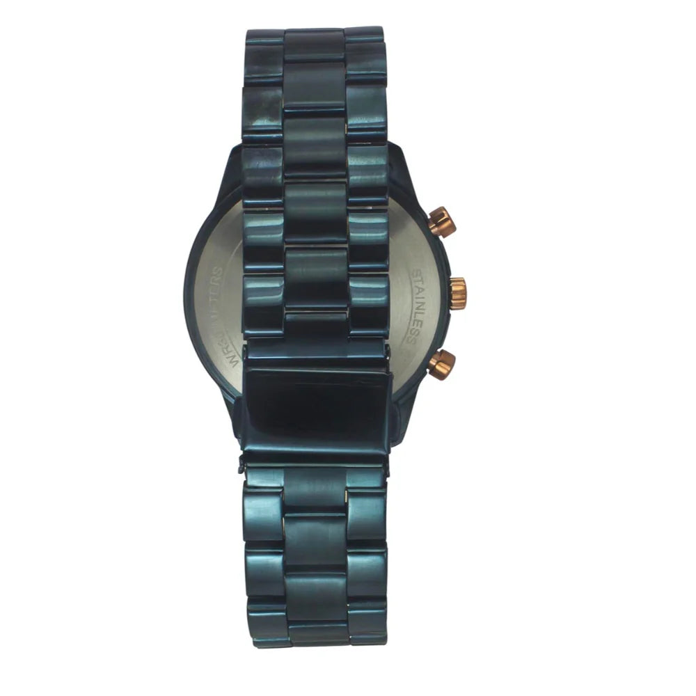 Timex Cosmic Awe Men Chronograph Round Dial Blue Watch - TWEG18517 - KRISHNA WATCH COMPANY