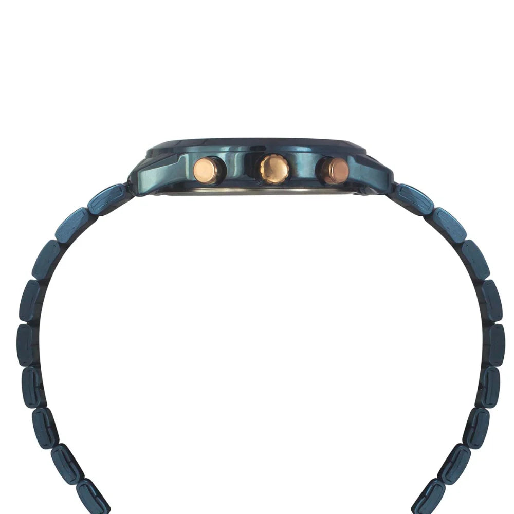 Timex Cosmic Awe Men Chronograph Round Dial Blue Watch - TWEG18517 - KRISHNA WATCH COMPANY