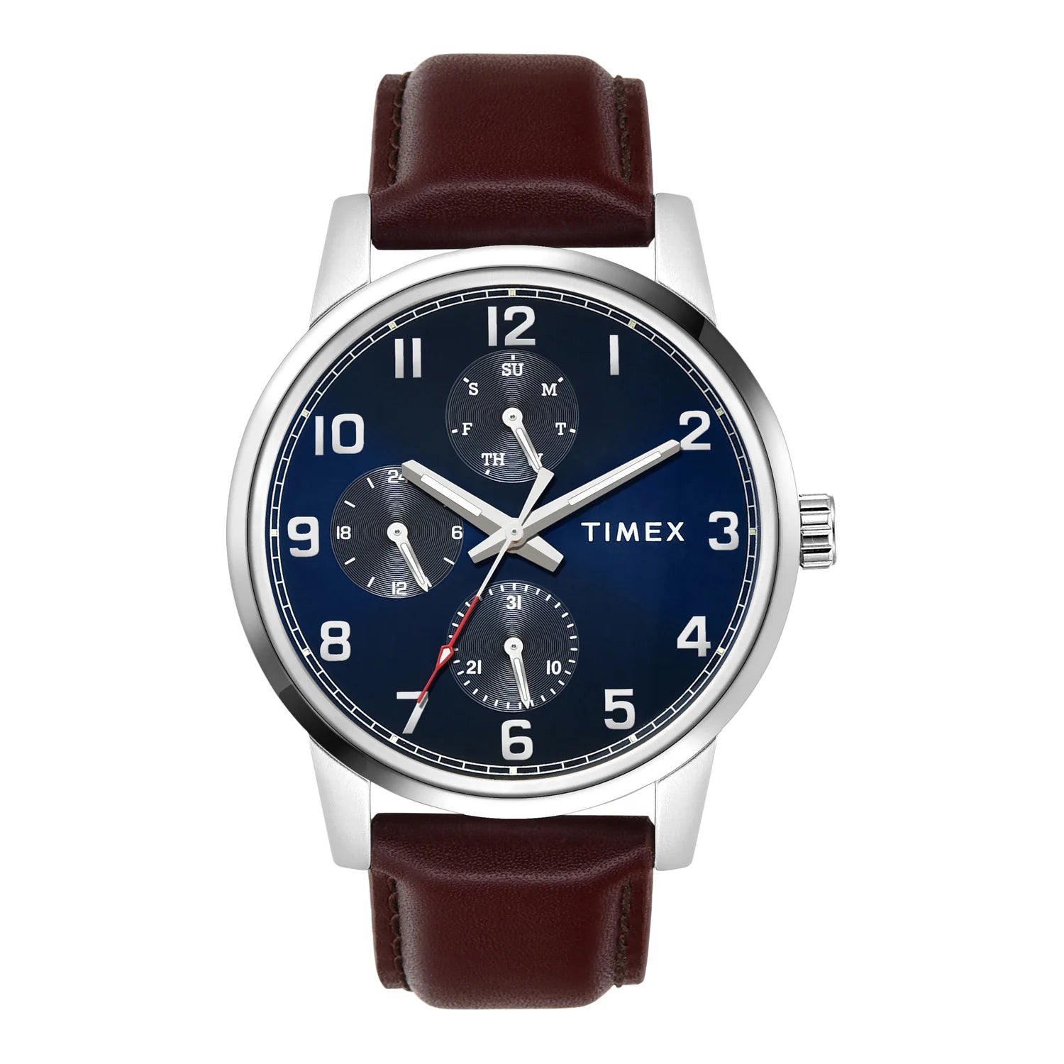 Timex Numero Blue Sunray Dial Analog Men's Watch - TWEG18906 - KRISHNA WATCH COMPANY
