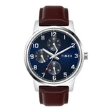 Timex Numero Blue Sunray Dial Analog Men's Watch - TWEG18906