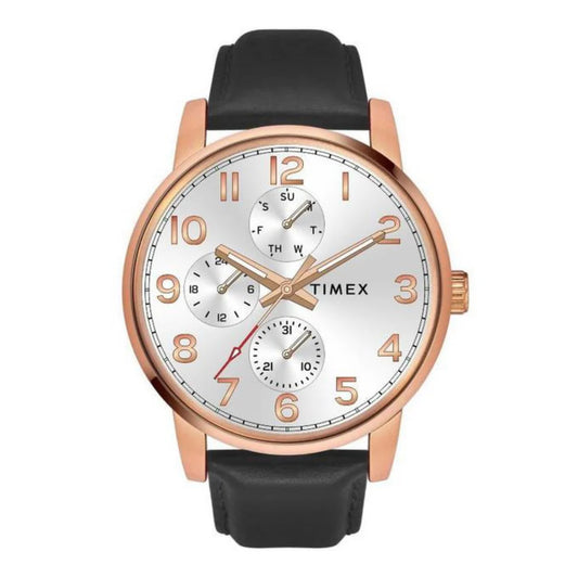 Timex Numero Silver Sunray Dial Analog Men's Watch - TWEG18908