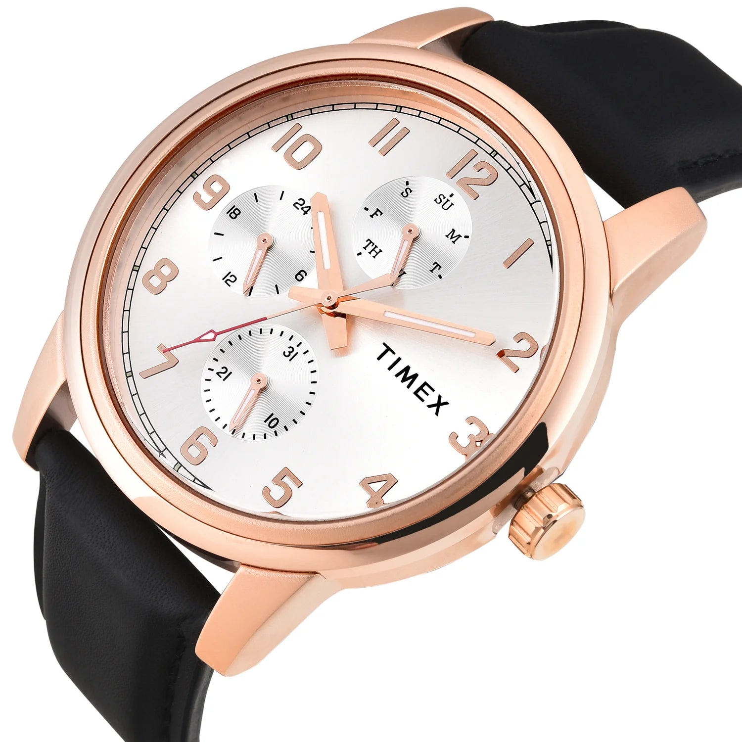 Timex Numero Silver Sunray Dial Analog Men's Watch - TWEG18908 - KRISHNA WATCH COMPANY