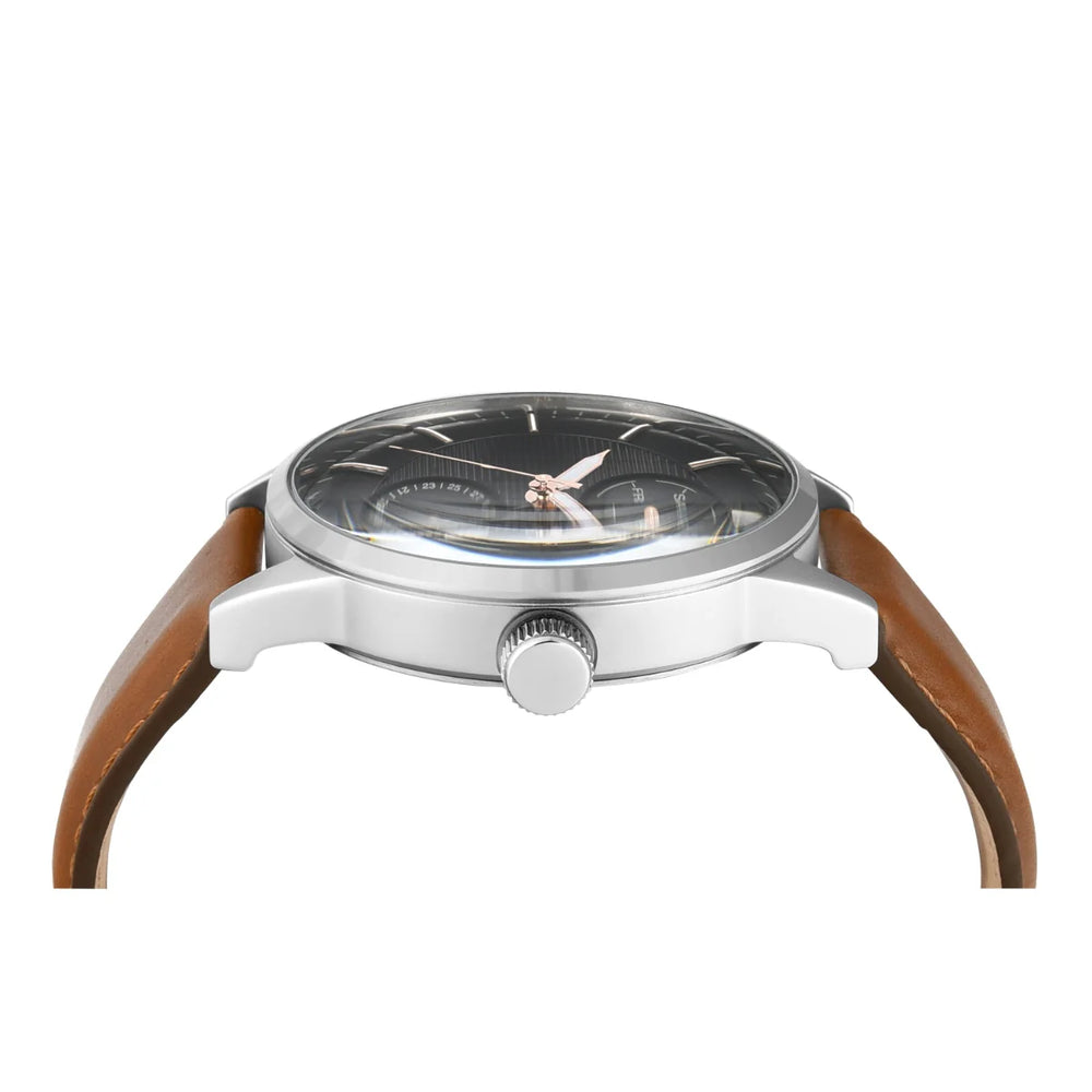 Timex Men Multifunction Black Round Brass Dial Watch- TWEG19913 - KRISHNA WATCH COMPANY