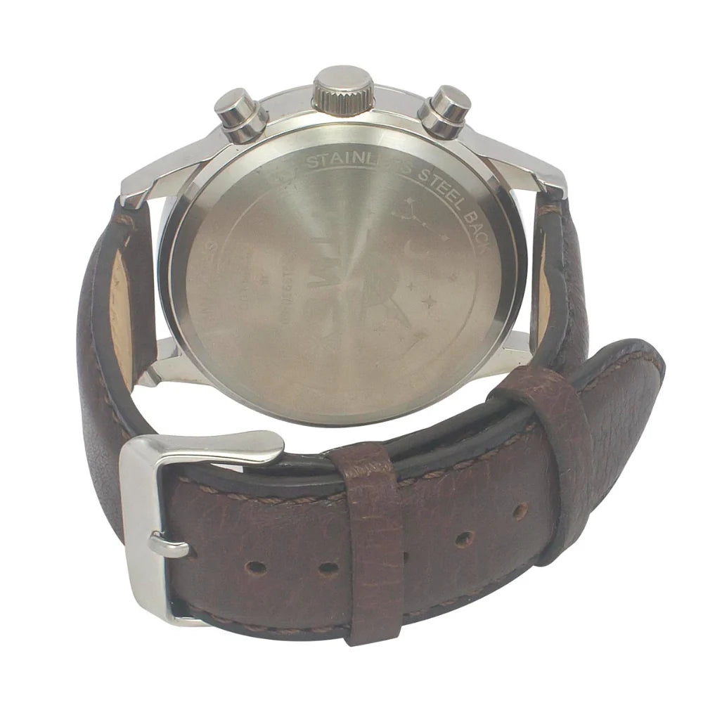 Timex Cosmic Awe Men Chronograph Round Dial Salmon Watch - TWEG19930 - KRISHNA WATCH COMPANY
