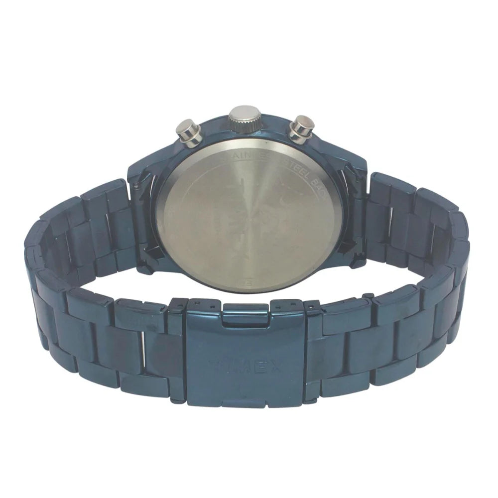 Timex Cosmic Awe Men Chronograph Round Dial Blue Watch - TWEG19934 - KRISHNA WATCH COMPANY