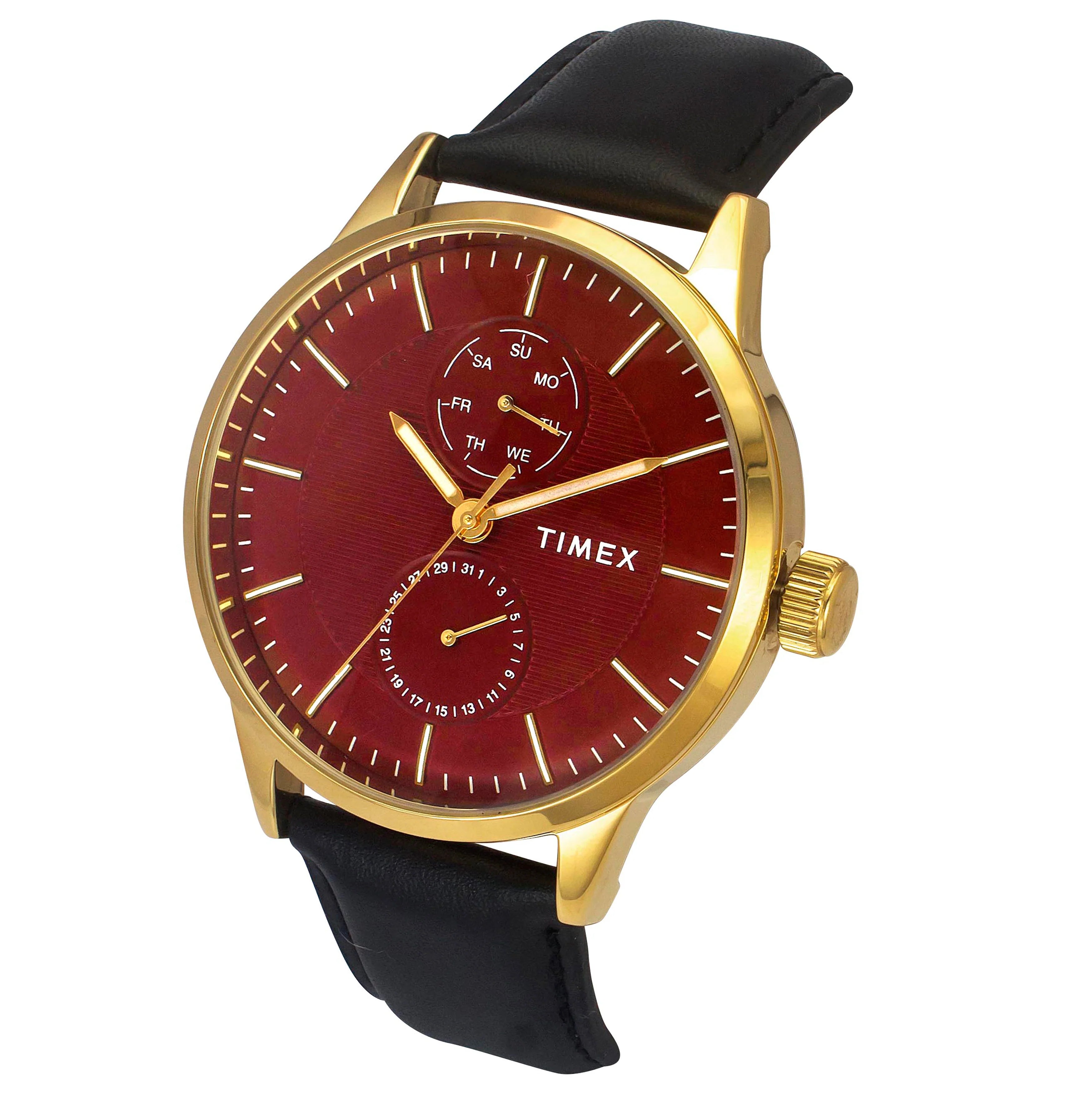 Timex Men Red Round Dial Analog Watch - TWEG19938 - KRISHNA WATCH COMPANY