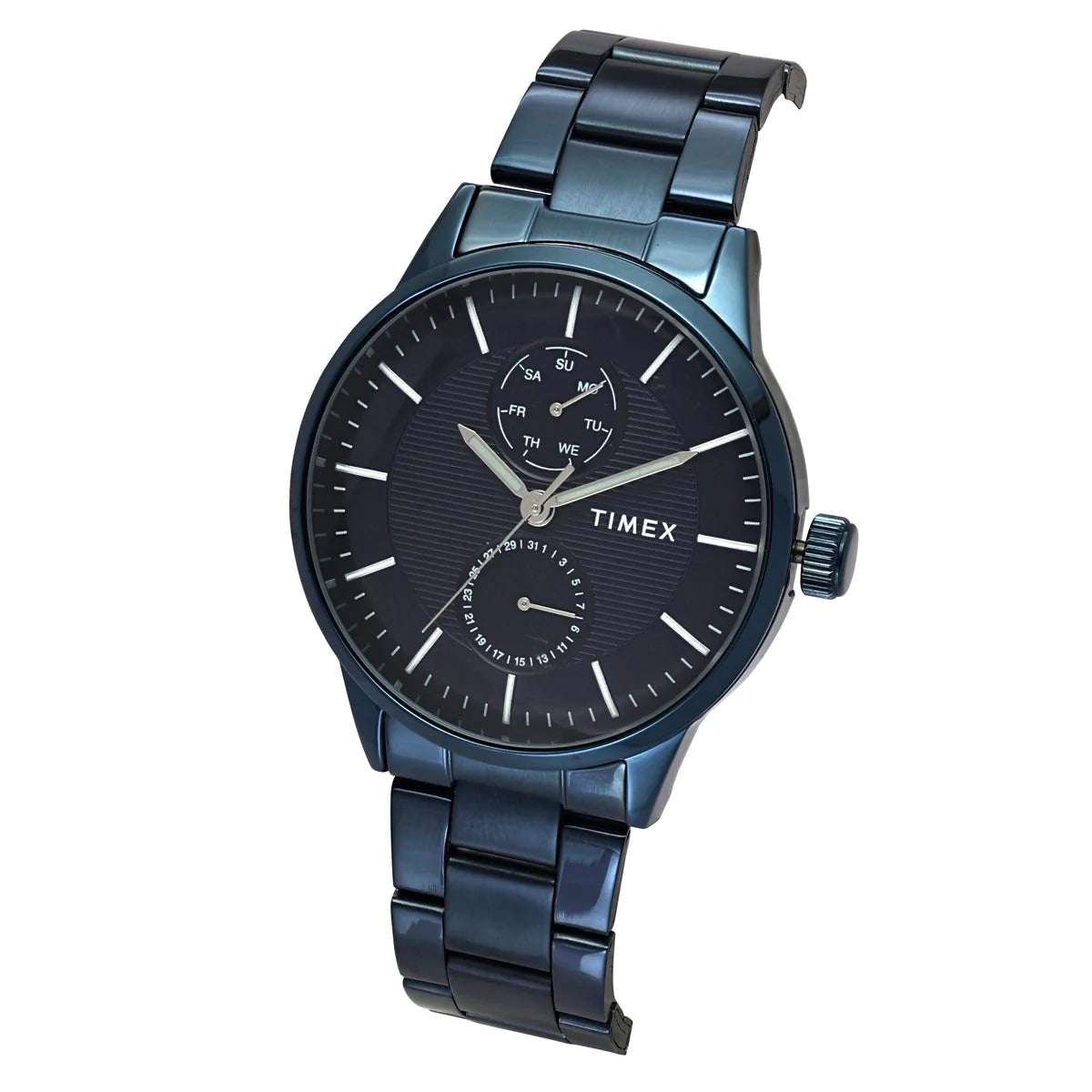 TIMEX Men Blue Round Dial Analog Watch - TWEG19940 - KRISHNA WATCH COMPANY