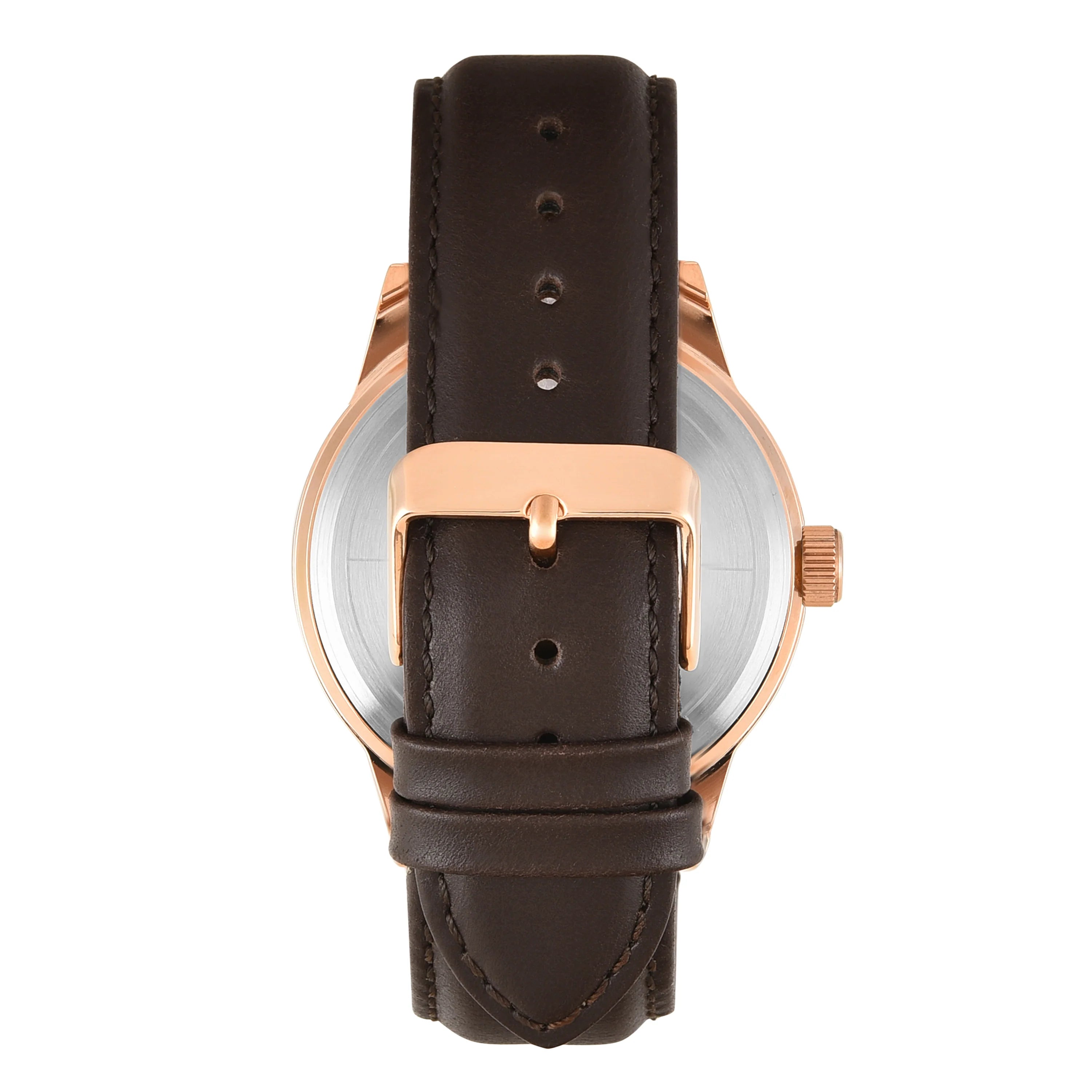 Timex White Dial Rose Gold Case Men's Watch TWEG19943 - KRISHNA WATCH COMPANY