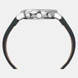 Timex Men's Green Round Chronograph Leather Watch TWEG20023