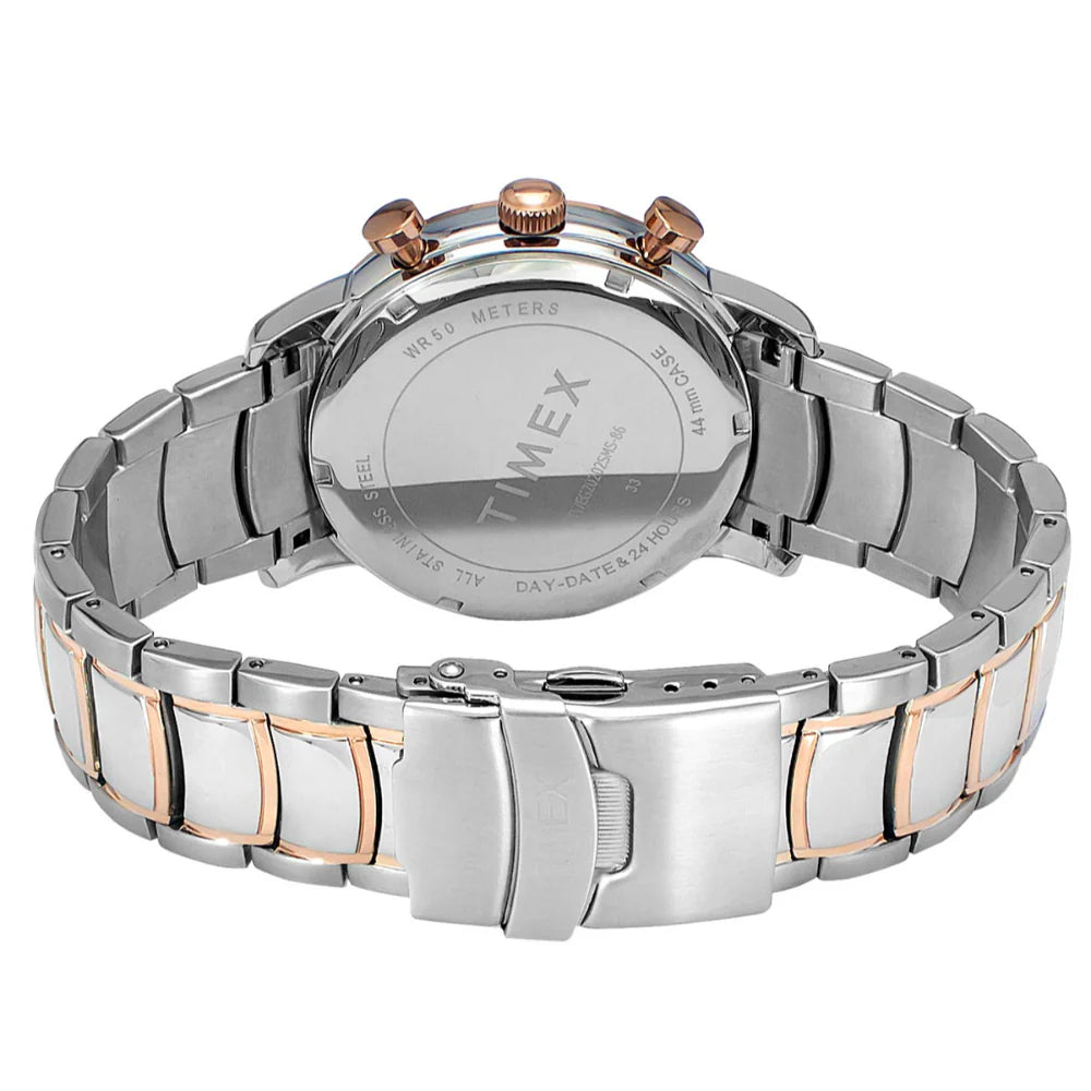 Timex Men Silver Round Dial Analog Watch - TWEG20205 - KRISHNA WATCH COMPANY