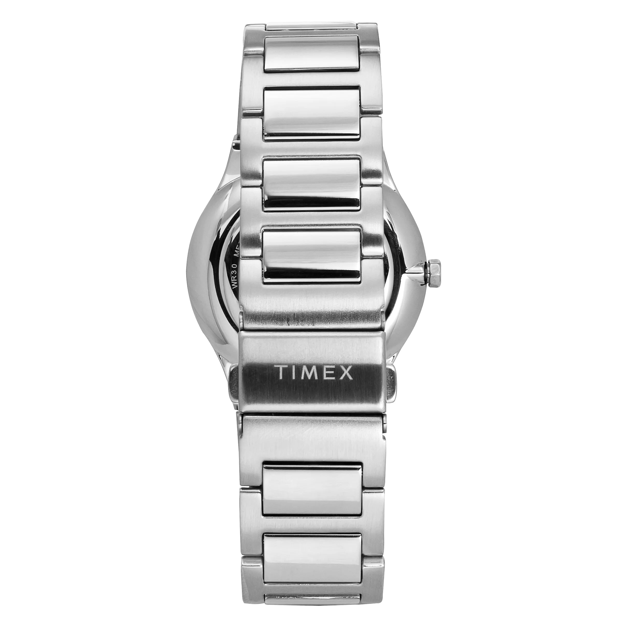 Timex Glossy Robin’s Egg Blue Stainless Steel Men's Watch - TWEG23604 - KRISHNA WATCH COMPANY