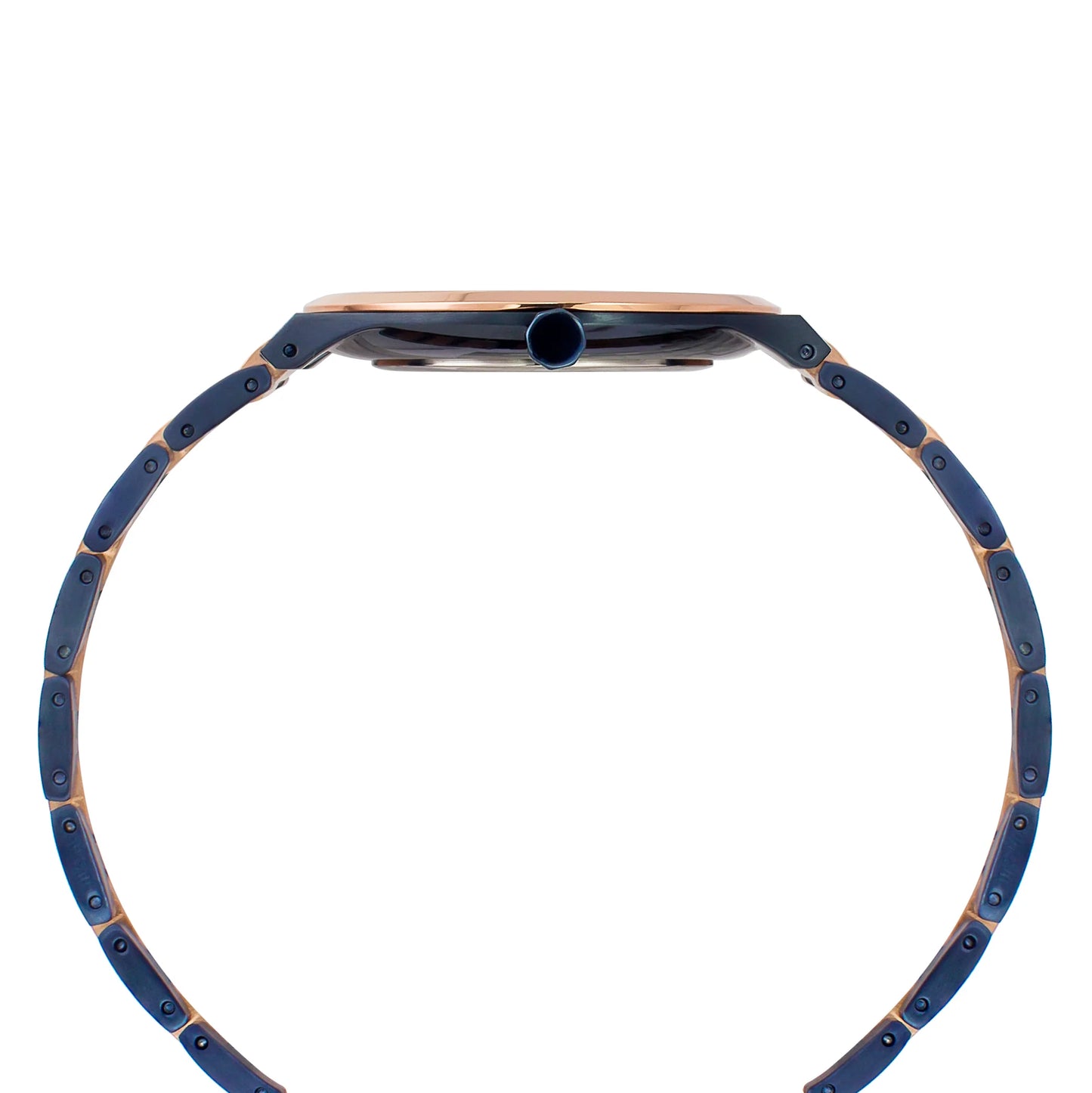 Timex Glossy Blue Dial Stainless Steel Bracelet Men's Watch - TWEG23607