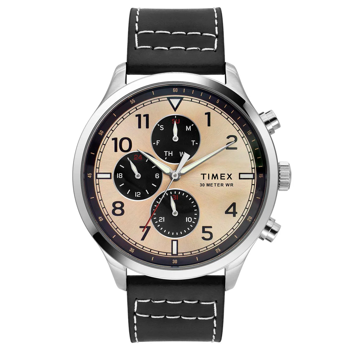 TIMEX Men Brown Round Dial Analog Watch - TWEG23900 - KRISHNA WATCH COMPANY